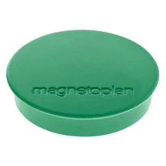 Photo Lot de 10 Aimants ronds Discofix - 30 mm - Vert : MAGNETOPLAN 1664205