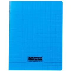 Photo Cahier Séyès 96 pages - 170 x 220 mm - Bleu CALLIGRAPHE Polypro