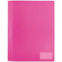 Photo Chemise à lamelles A4 en PP translucide - Rose Fuchsia HERMA