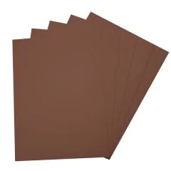 Caoutchouc mousse - Marron choco - 290 x 400 mm : FOLIA Image