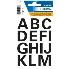 Photo HERMA : Lettres autocollantes - 25 mm 4167