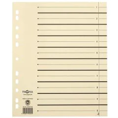 Photo PAGNA : Intercalaires en carton - A4 - Beige 44108-09