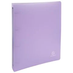 Photo Classeur semi-rigide - 4 anneaux de 30 mm - Mauve EXACOMPTA Chromaline Pastel