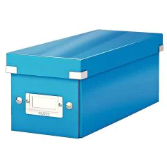 Photo Boite de rangement WOW - CD - Bleu LEITZ 6041-00-36 fermé