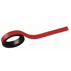 Photo Maul : Bande magnétique - 10 mm x 1m - Rouge 65203-25