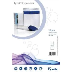 Photo Lot de 20 pochettes à soufflet  229 x 324 mm Tyvek 67180 : Enveloppes