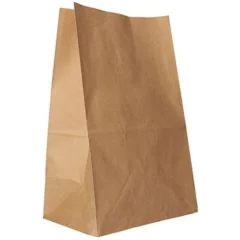 Photo Sac en papier à fond plat - 295 x 190 x 120 mm - Brun PAP STAR