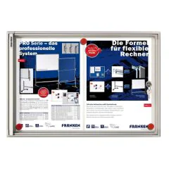 Photo Vitrine d'intérieur plate 2 feuilles A4 : FRANKEN X-traLine