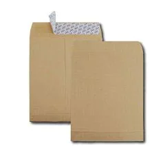 Photo Pochettes kraft armé à soufflet 30 mm - 280 x 375 mm : GPV Lot de 50
