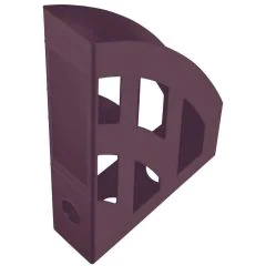 Photo Porte revues - Plastique recyclé - Rouge HELIT The Green Bridge