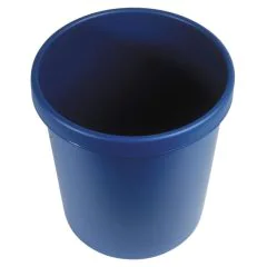 Photo Corbeille à papier 30 litres - Bleu : HELIT H6106134