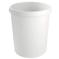 Photo Corbeille à papier 45 litres - Gris lumière : HELIT H6106282
