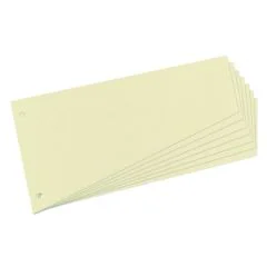 Photo Intercalaires trapèze en carton - 230 x 120 mm - Chamois : HERLITZ Lot de 100 10838464 