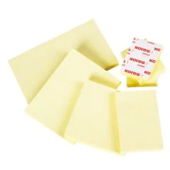 photo KORES Blocs de notes adhésives - Jaune - 51 x 75 mm - N46057