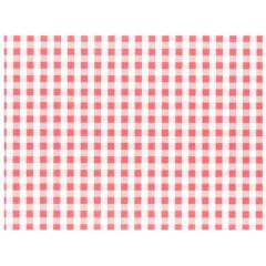 Set de Table - Vichy Blanc/Rouge : PAP STAR 