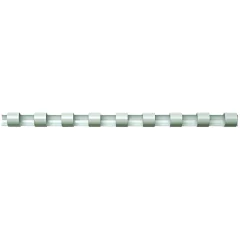 photo Baquette à relier Blanc 12 mm 21 anneaux Fellowes 5331203