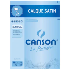 Photo CANSON 200017153 : Pochette de 10 feuilles de papier calque - A3